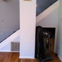 AC Closet Under the Stairs